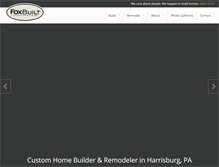 Tablet Screenshot of foxbuilt.com